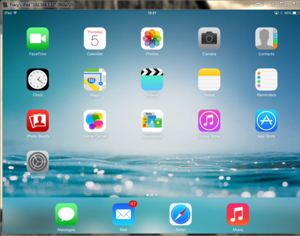 X-Mirage iPad Mirror