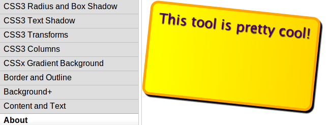 CSS3 Playground